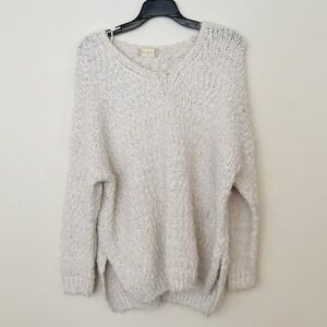 Altar'd State Sweater Womens Size‎ S/M V-neck Cozy Oversized Sweater